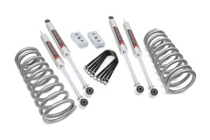 Dodge Ram 2500 Suspension Lift Kit - Rough Country - 3 Inch Lift Kit | M1 | V2 Monotube Shocks - '03-'10